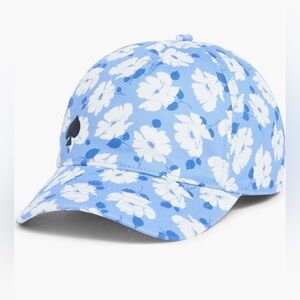 Kate Spade Floral Baseball Cap in Blue Multi